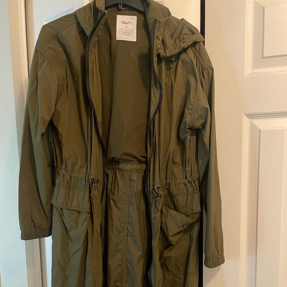 Gap Fit Cinch-Waist Nylon Parka